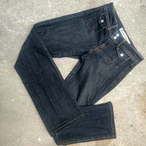 Black boot cut jeans
